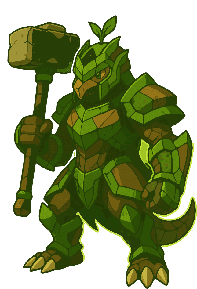 Numbeast character peeking